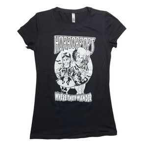 Women's Horror Pops punk music band shirt XL‎